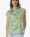 Blouse | Cotton | Kayo Dessin | leaves