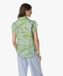 Blouse | Cotton | Kayo Dessin | leaves