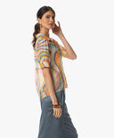 Bluse | Cotton Silk | Daiya | Sunset Waves