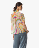 Bluse | Cotton Silk | Daiya | Sunset Waves