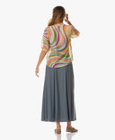 Bluse | Cotton Silk | Seny | Sunset Waves