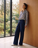 Blouse | Cotton Stretch | Agano Stripe | irregular stripe