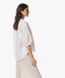Blouse | Cotton Stretch | Bise | White - shop_name