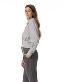 Blouse | Recycled Regular Travel | Yukako | Mid Grey