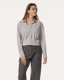 Blouse | Recycled Regular Travel | Yukako | Mid Grey