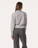 Blouse | Recycled Regular Travel | Yukako | Mid Grey