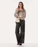 Bluse | Satin-Viskose Dessin | Sanuky | Blossom Branch
