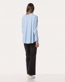 Bluse | Soft-Travelqualität | Mody Soft | Cashmere Blue