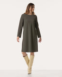 Dress | Bonded Travel | Binko | Olive Night