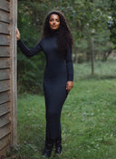 Jurk | Cotton Knit | Nagisa | Grey Knit