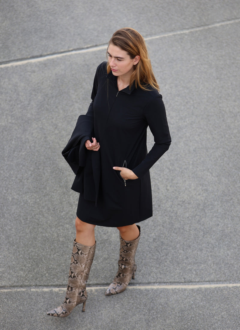 Kleid | Heavy Travel | Tamo | Deep Black