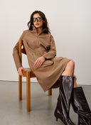 Kleid | Heavy Travel Qualität | Tamo | Mocca Mousse