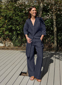 Dress | Linen | Lomitsy | Navy linen