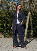 Dress | Linen | Lomitsy | Navy linen