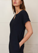 Jurk | Regular Travel | Okichi | Black-Blue