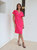 Dress | Regular Travel | Okichi | Fuxsia