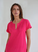 Kleid | Regular Travel Qualität | Okichi | Fuxsia