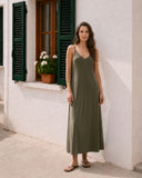 Dress | Regular Travel | Taran | Dusky Green