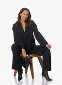 Blazer | Bonded Travel | Airi | Black-Blue