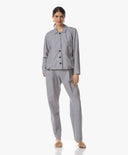 Jacke | Comfort Travel Qualität | Makoto Dessin | Grey Structure