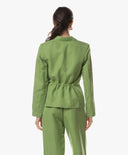 Blazer | Linen Lyocell | Vekari | green