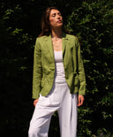 Blazer | Linen Lyocell | Vekari | green