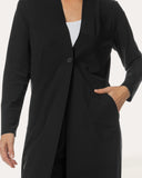 Jacke | Recycled Regular-Travelqualität | Erika Long | Deep Black