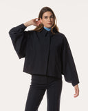 Jacket | Bonded Travel | Dairin | Black-Blue
