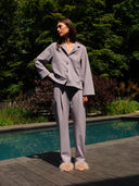 Pants | Comfort Travel | Nanaka Dessin | Grey Structure