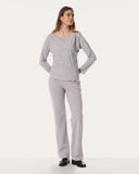 Pantalon | Comfort Travel | Masami | Mid Grey