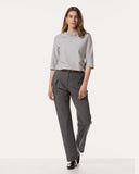Pants | Regular Travel Print | Nanaka Dessin | Dark Antra Stripe