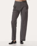 Pants | Regular Travel Print | Nanaka Dessin | Dark Antra Stripe