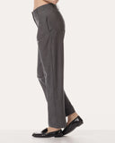 Pants | Regular Travel Print | Nanaka Dessin | Dark Antra Stripe