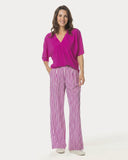 Pants | Regular Travel Stripe | Kona Long Dessin | Cyclam Stripe