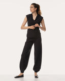 Pants | Fleece Travel | Saeko | Deep Black