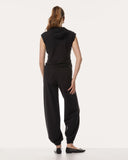 Pants | Fleece Travel | Saeko | Deep Black