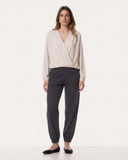 Pants | Fleece Travel | Saeko | Black-Blue