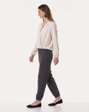 Pants | Fleece Travel | Saeko | Black-Blue