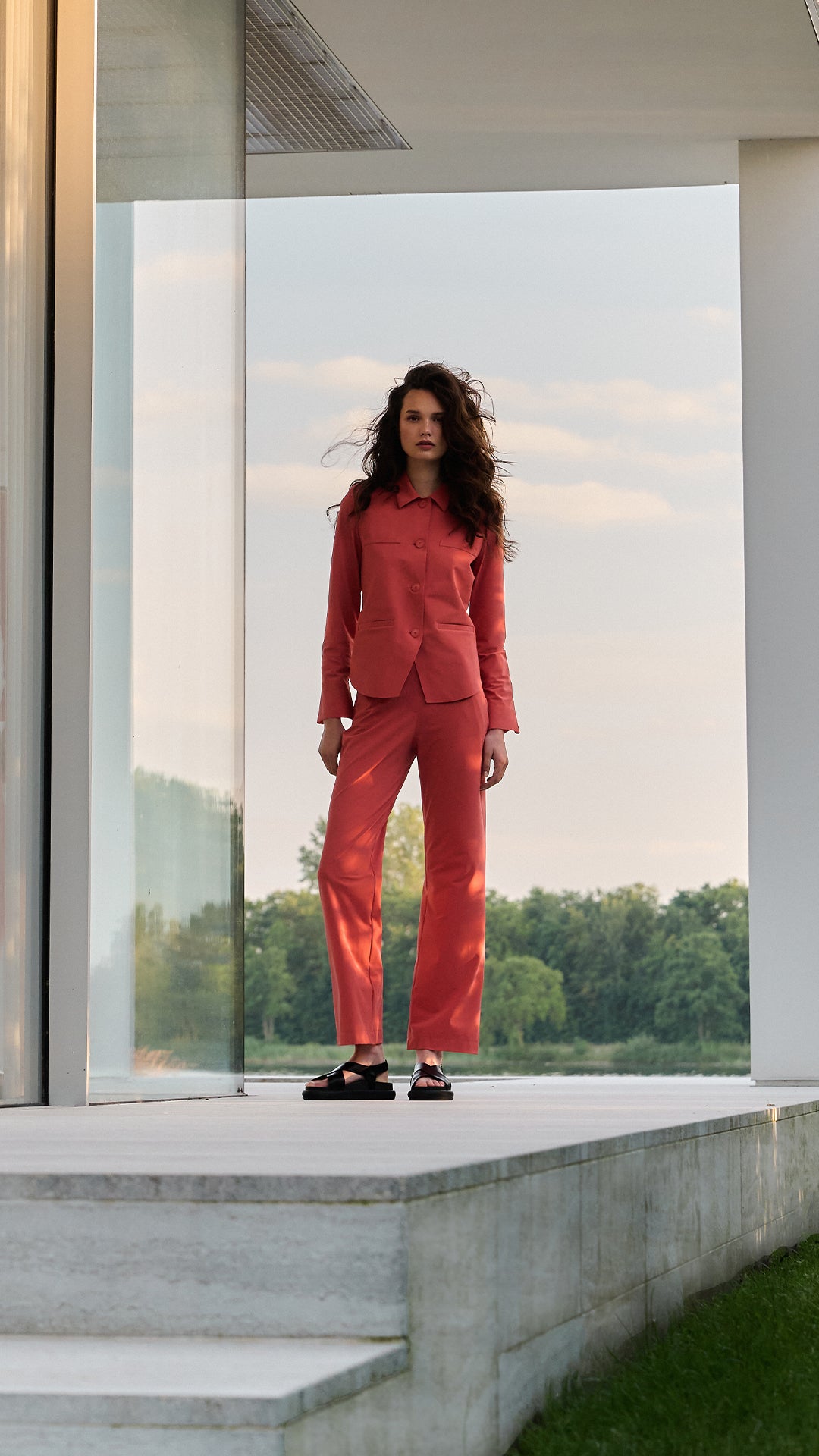 Jacket | Regular travel jersey | Kimie | Paradise Pink