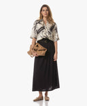 Skirt | Light Travel | Bakana | Deep Black