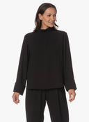 Top | Crepe | Sumire | Deep Black