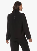 Tops | Crêpe | Sumire | Deep Black