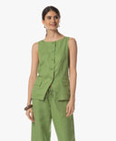 Tops | Linen Lyocell | Aoka | green