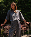 Top | Satin-Polyester | Omika | Shark satin