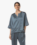 Top | Satin Polyester | Omika | Shark satin